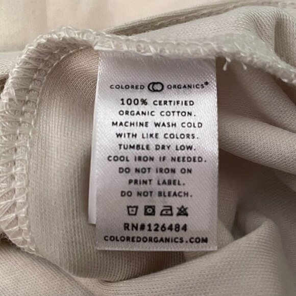 Colored Organics Ivory One Piece Pajamas Cute Graphics Infant 6-12 Months - Picture 10 of 10